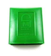 Green padlock cover